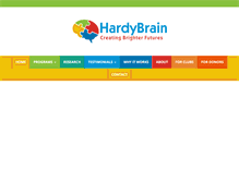 Tablet Screenshot of hardybraincamp.com